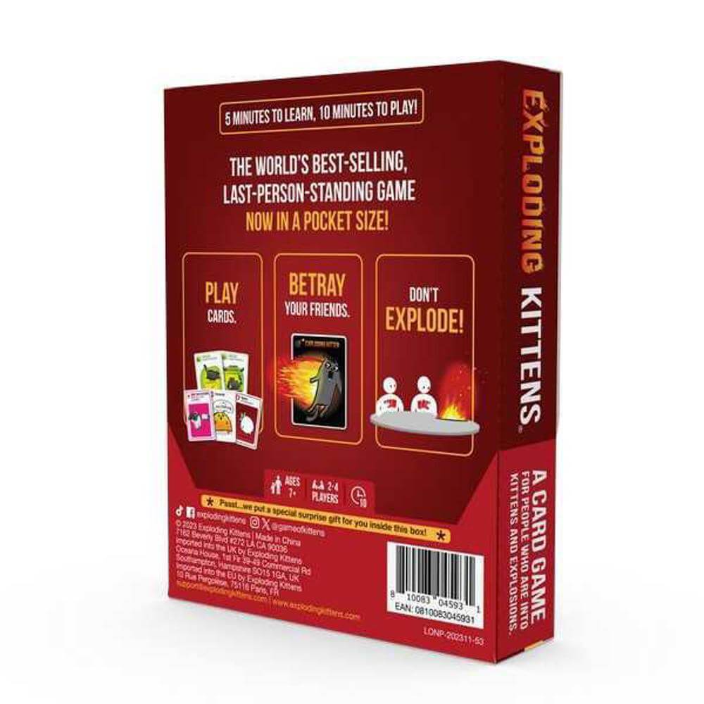 Asmodee Exploding Kittens Grab And Game